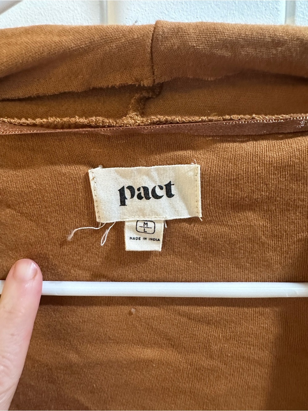 Pact Open-Front Pocketed Cardigan — Brown long line - Picture 5 of 8